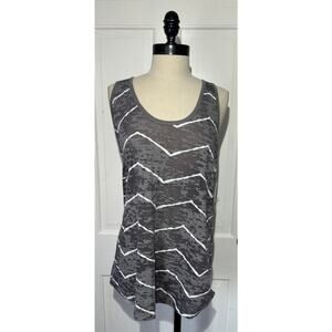 OLD NAVY Active Gray Racerback Tank Top Pullover Lightweight Womens L